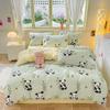 Girl Heart Fresh Small Floral Bedding Four-piece Set Washed Cotton Dormitory Bed Single Three-piece Set