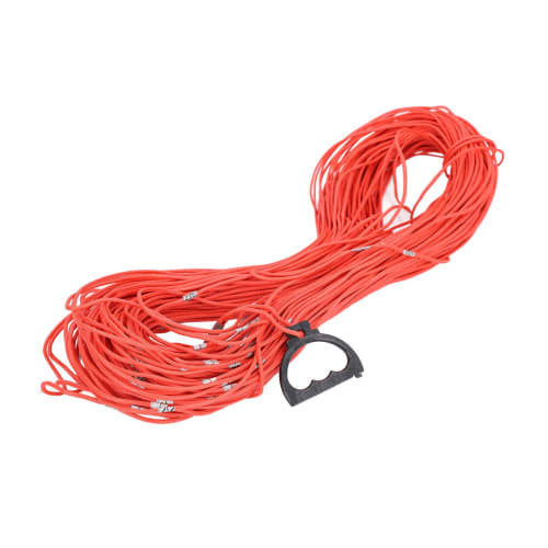

KIMISS Deep Well Measuring Rope, 100m, Nylon, Multifunctional, Durable, Accurate Measurement, Replaces Tape Measure, for Railway and Road Construction