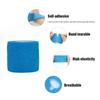 6/20PCS 5cm*5m Sports Self Adhesive Elastic Bandages Blue Wrap Tape Elastoplast For Knee Pads Finger Ankle Palm Aid Kit Pet Tool