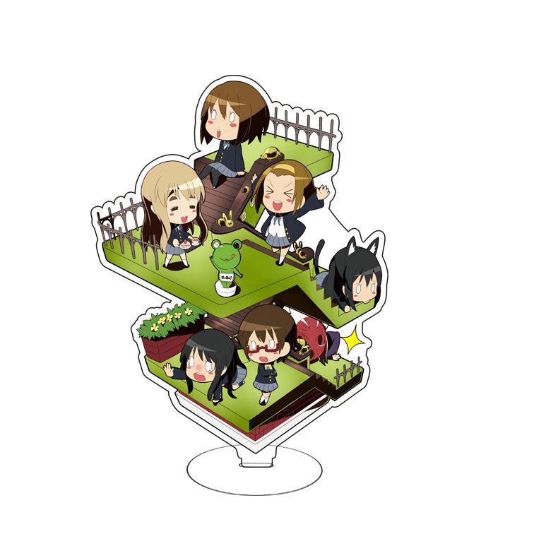 

15 СМ Аниме К-ОН! Фигурки Хирасава Юи Мио Тайнака Рицу Котобуки Цумуги Накано Азуса Косплэй акриловая подставка Модель для фанатов Рождества 15 cm