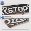High Brightness LED Flashing Motorcycle Stop Brake Light With Arrows Turn Signal For Enhanced Safety And Style