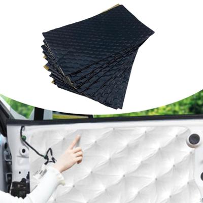 10 Pieces Car Sound Deadening Mat Butyl Pad High Performance Self Sticky Insulation for