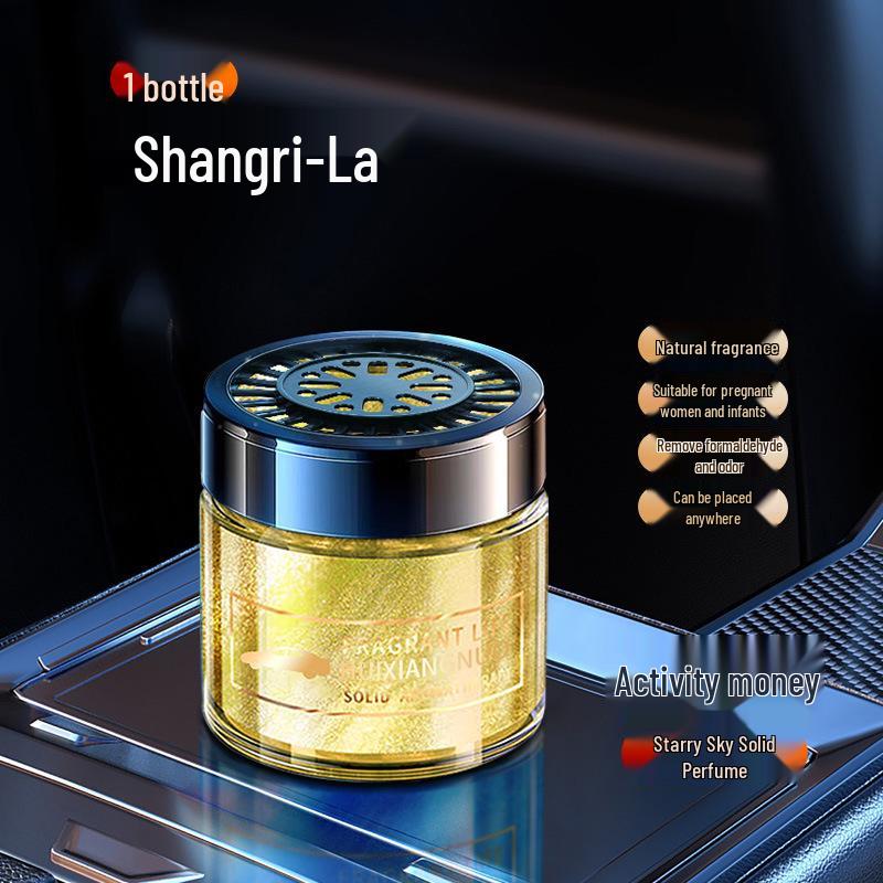 Men's Exclusive Long-Lasting Car Sand Art Aroma Balm: High-End Solid Air Freshener & Deodorizer