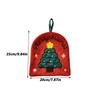 Coral Fleece Christmas Hand Towels Quick-drying Cleaning Dishcloths  Xmas Decor