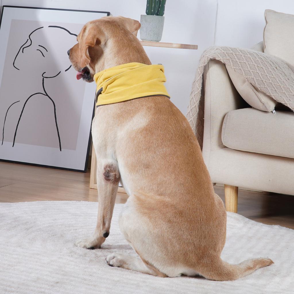 Eșarfă pentru câini, reversibilă, caldă, cu buclă, eșarfă pentru gâtul pentru animale de companie. Ghet pentru iarnă