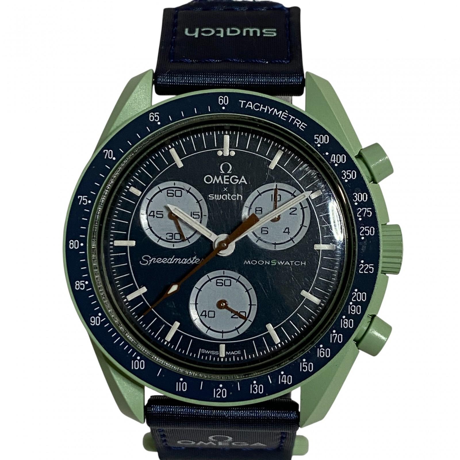 Б/у OMEGAWatches Зеленый система/Темно-синий Женские