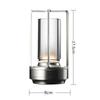 Led Cordless Table Lamp Rechargeable Touch Dimming Night Light Restaurant Bedroom Home Decor Atmosphere Lamp