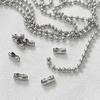 10m 304 Stainless Steel Bead Chain for Jewelry and Dog Tags
