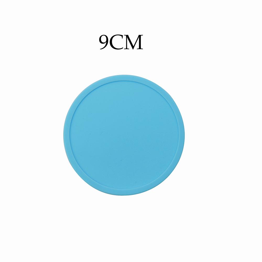 1 PieceAnti Slip and Anti Overflow Coaster Tea Cup and Coffee Coaster Circular Mold Silicone Insulated Table Mat for Home Use