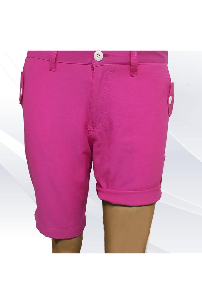 Women's Fashion Big Size Shorts & Bermudas Ecru Plus Size Cotton Shorts