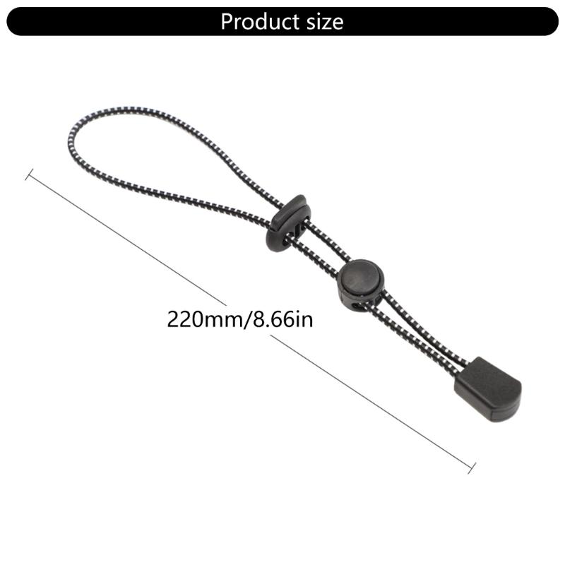 Pack of 10 Elastics Fastening Cord with Secure Clip Expandable Rope for Camping Shelter Stability and Outdoor Attachments