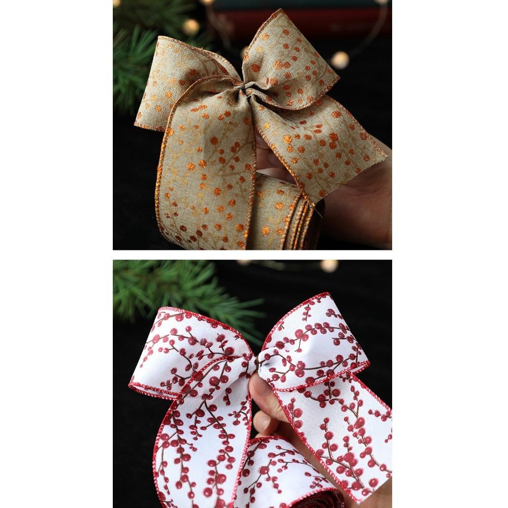 Weihnachtsgeschenk Weihnachtsband DIY Juteband Neues Stoffwirbelband