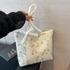 Woven Bag New Summer Niche Design Bucket Bag Small Fresh Simple Lace Woven Bag