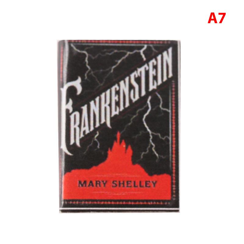 

1:12 Кукольный домик Миниатюра Моделирование Английская Книга Мебель Орнамент Модель as the picture