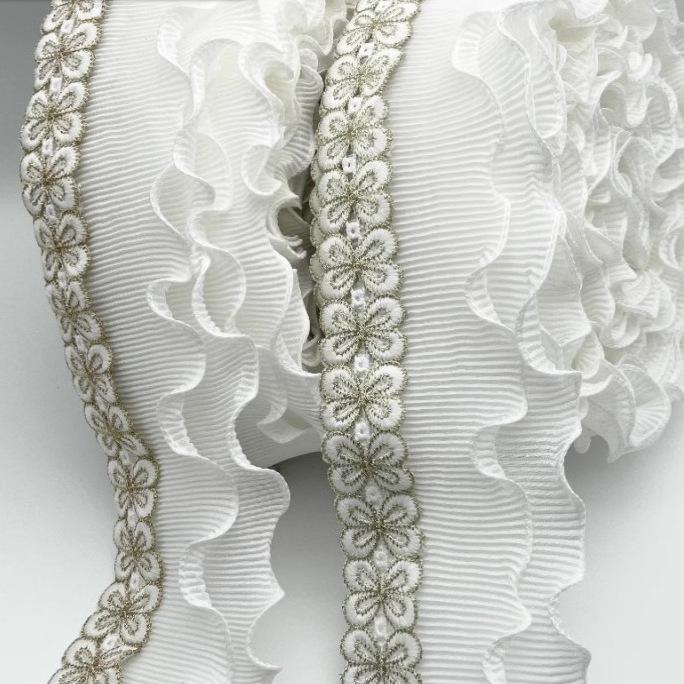 European Butterfly Floral Lace Curtain Trim & Table Edge Decoration