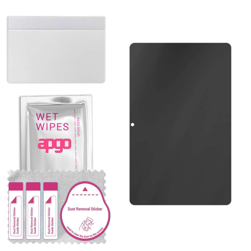 apgo Privacy Matte Hybrid Protective Glass Compatible with Umidigi A11 Tab, Flexible Nano Glass, Great Replacement for Tempered Glass, Scratch-resista