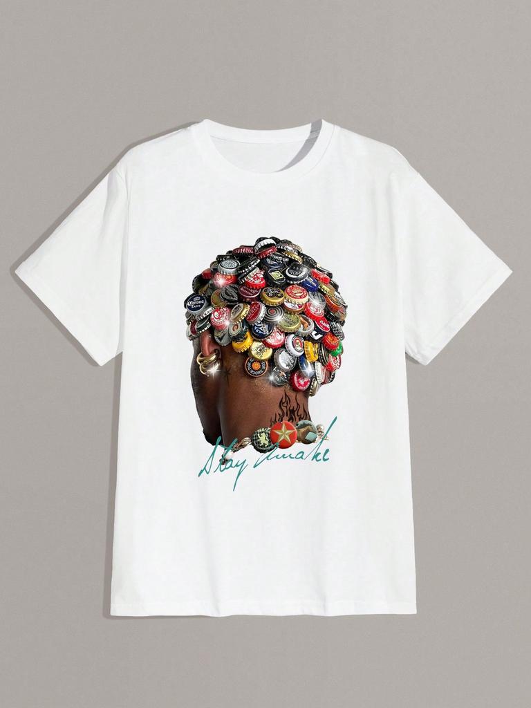 Harajuku Streetwear T-Shirt Herren Damen Kleidung Y2K Goth Kunst Grafikdruck Kurzarm Vintage Trendy Oversized Casual T-Shirt