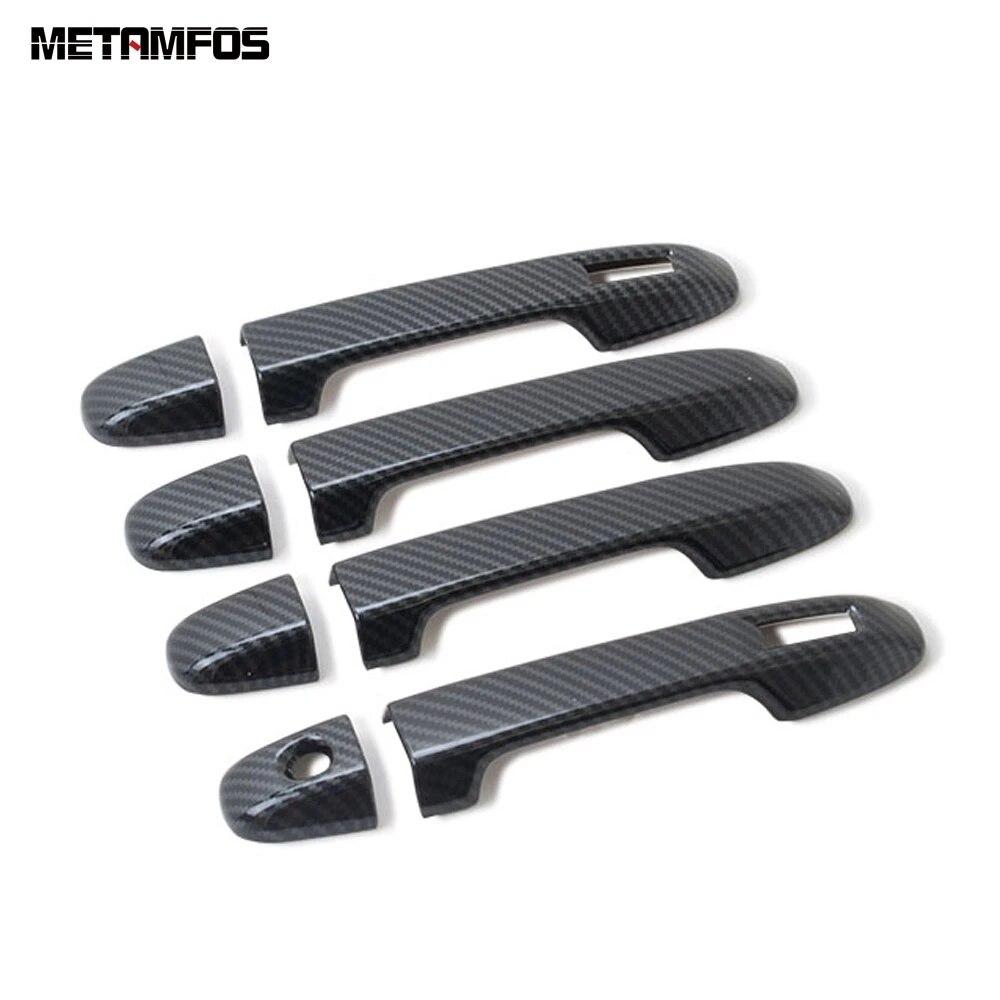 Para Subaru XV Crosstrek SUV 2018-2022 2023 Chrome Side Door Handle Bowl Cover Guarnição Adesivo Protetor Acessórios Estilo Do Carro