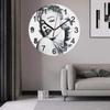 10 Inch Silent Xyloid Wall Clocks Decorative Non Ticking Clock for Home Office Kitchen Bedroom Living Room, Bedroom, Study