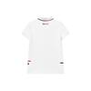 FILA Athletics Solid Logo Tennis Sports Leisure Knit Short Sleeve Polo Shirt Women tops Jade-White A11W223103FWT