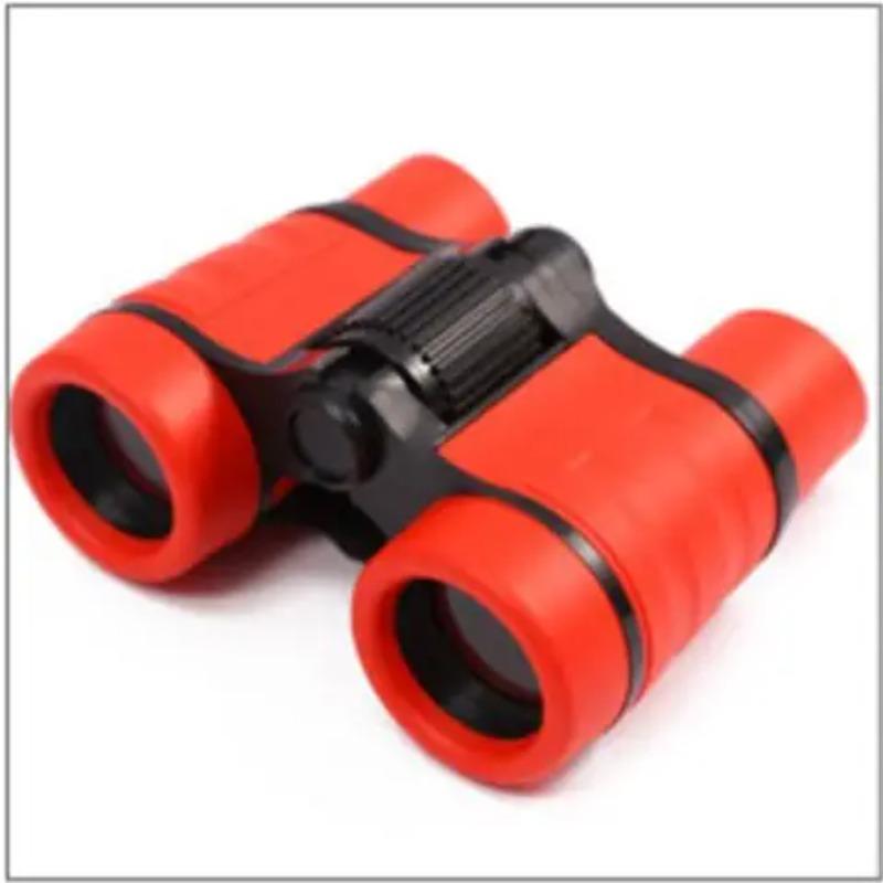 Binoclu reglabil 4x30 Telescop cauciuc anti-alunecare Cadou portabil pentru copii Binoclu pentru învățare educațională în aer liber pentru copii