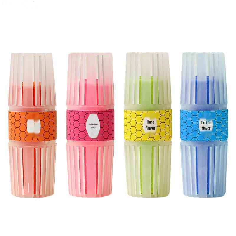 Lemon-Scented Automatic Flush Toilet Deodorizer: Purifies Air and Eliminates Odors with Every Flush. Suitable for Any Automatic Flush Toilet.