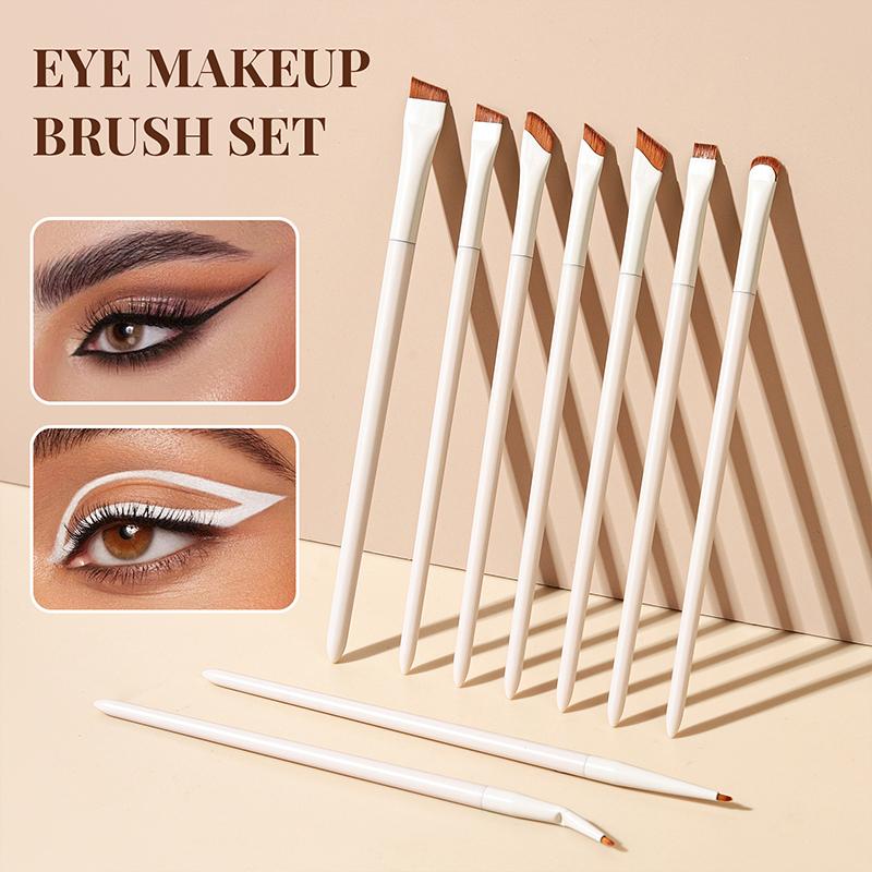 3/7/9 Makeup Brushes Set Blade Eyeliner Brush Eyebrow Brushes Portable Fine Oblique Head Eye Liner Eyebrow Brush Makeup Tool