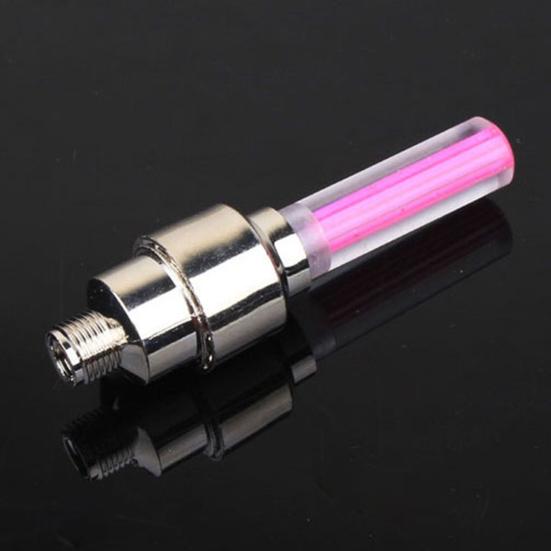 PVC Reifenventilkappenlampe Hohe Helligkeit Vibrationserkennung Hohe Festigkeit Fahrradrad