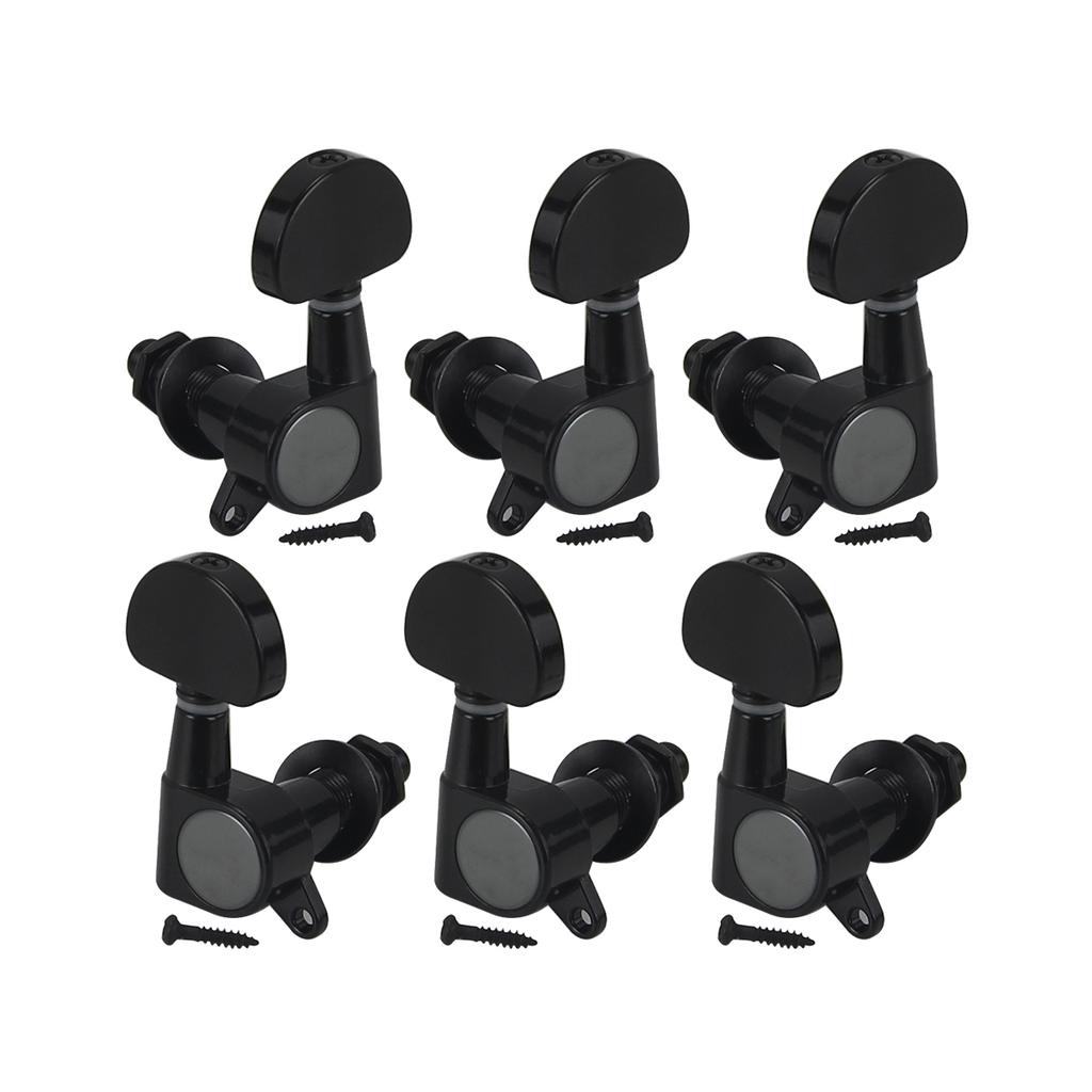 FLEOR Set of 3L3R Acoustic Guitar Tuning Keys Pegs Sealed Machine Heads Tuners Guitar Parts
