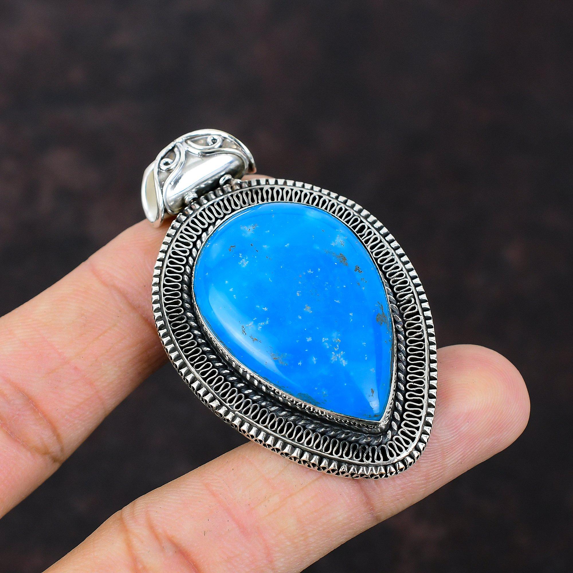 

Кулон из Смитсонита, подвеска из натурального драгоценного камня, винтажные ювелирные изделия, подвеска из стерлингового серебра 925 пробы, подвеска из камня ручной работы, серебряные украшения для подарка