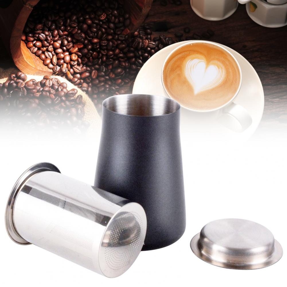 Sită de cafea Sită practică pentru pudră de cafea Container filtru cu sită cu capac Curățare ușoară Sită pentru espresso