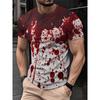 Camiseta Gráfica 3D Retro para Hombre - Perfecta para el Uso Diario y las Vacaciones