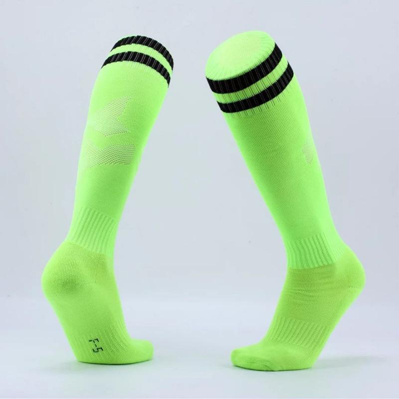Football Socks Sports Socks Over Knee Stockings Men'S And Women'S Towel Bottom Thickened Children'S Football Socks Breathable And Sweat-Absorbing