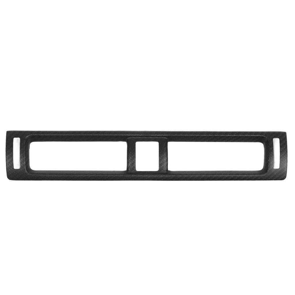 Dry Carbon Fiber Front AC Vent Outlet Frame Trim Center Dashboard Air Vent Cover Replacement for