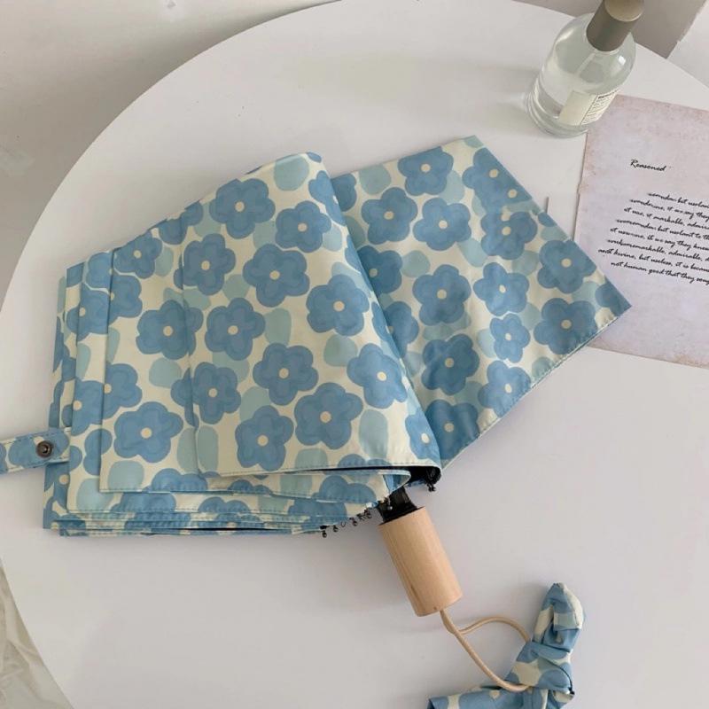 

Mori-Style Women s Automatic Folding Umbrella - Retro Sun & Rain Protection Parasol