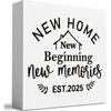 2025 Housewarming Gifts New Home Decor, Home Sweet Home Sign, New Home New Beginning Gifts, Welcome Home Sign, New Home Gifts Ideas for Homeowner