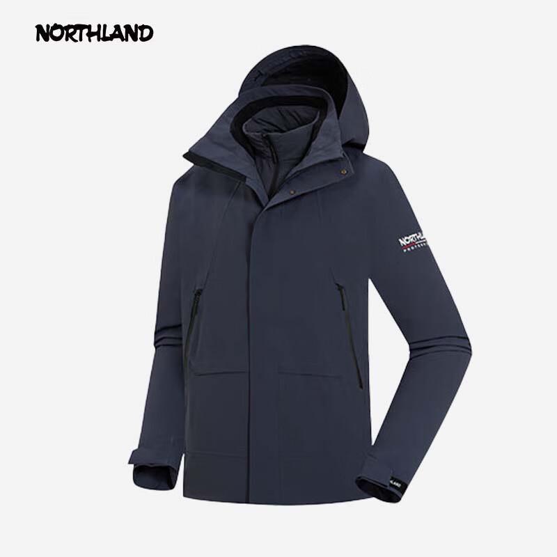 Northland Men's 3-in-1 Hardshell Hiking Jacket NWJEH5765S