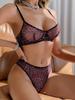 Sexy Leopard Lingerie Brief Set Lace See Through Anal Underwear Women Honeymoon Exotic Sets Push Up Bra Onlyfans Erotic Outfit