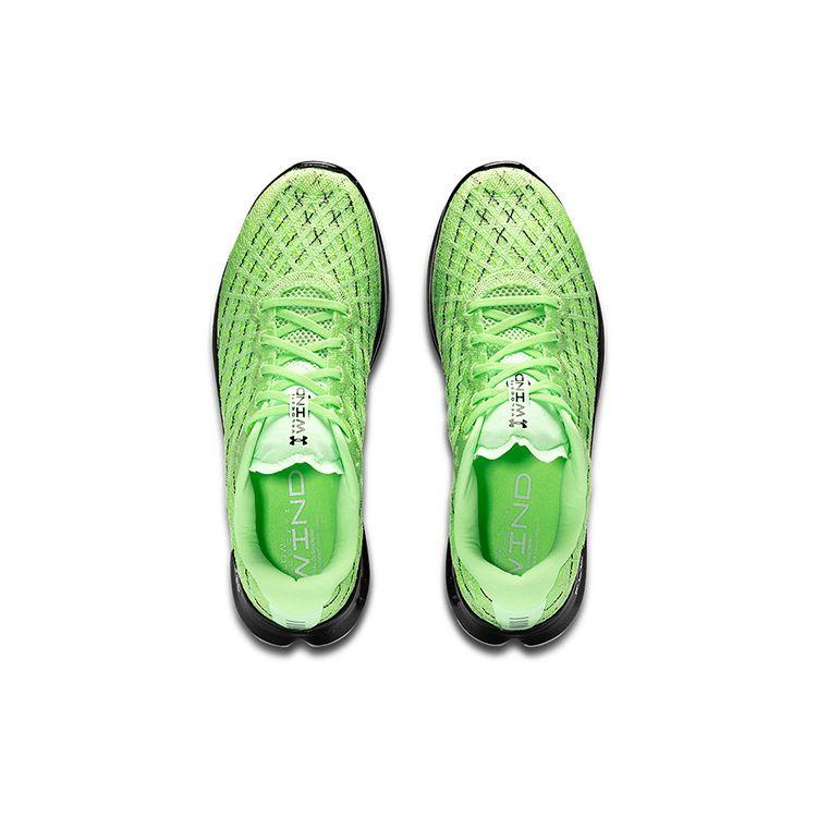 Under Armour Flow Velociti Wind Comfortable Fabric Low-Top Casual Running Shoes Men Sneakers Green 3025204-300