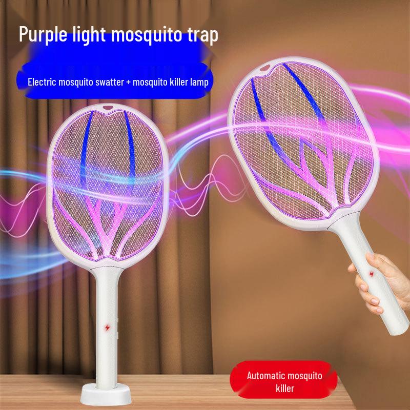 Rechargeable Electric Mosquito Swatter with Lithium Battery Mosquito Repellent - Fly Killer and Mosquito Killer.