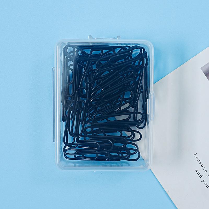 28mm Paperclip Creative Paper Clip Macaron-colored Metal Binding Financial Office Supplies