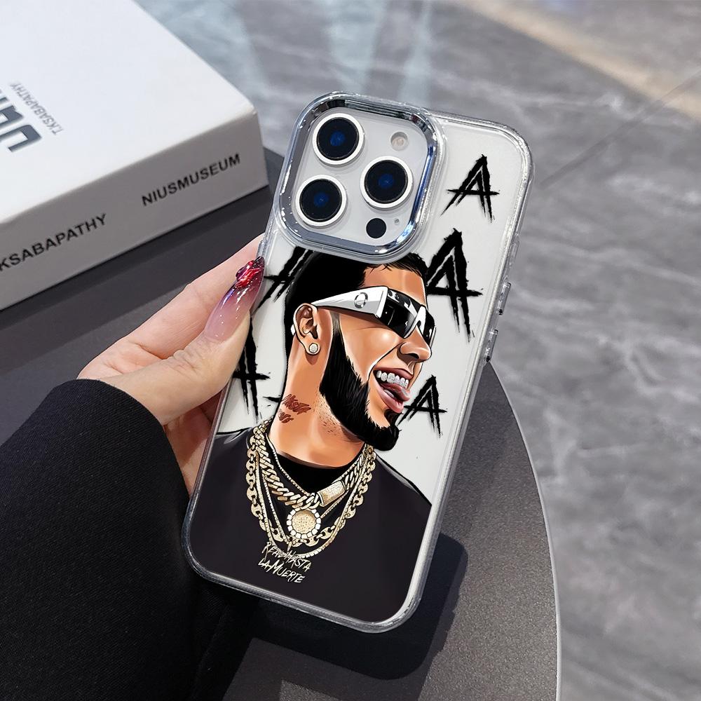 

Hot Rapper Anuel AA Phone Case for Xiaomi Mi 15 14T 14 12T 11T 11 Lite Poco M7 X7 X6 F5 F6 GT Pro 4G 5G Transparent Soft Cover Poco M4 Pro 5G