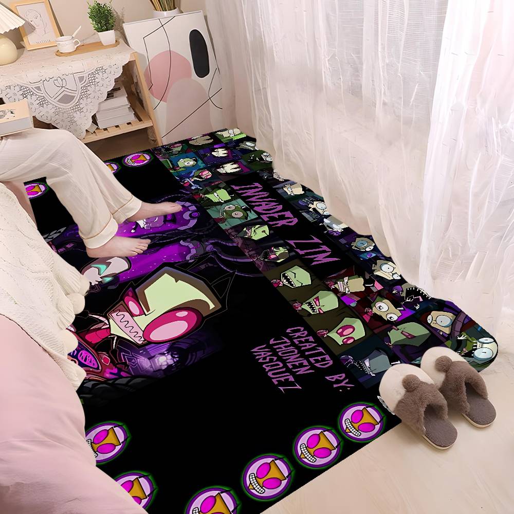I-Invader Z-Zim Cartoon Floor Mat Nordic Style Home Doormat Bathroom-Toilet Mats Bedroom Hotel Decor Mat