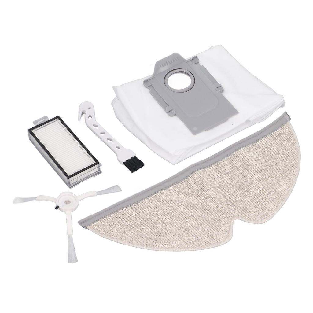 Vacuum Cleaner Replacement Parts 2 Side Brushes 2 Filter 2 Mop Pads 2 Dust Bag 1 Cleaning Brush for
