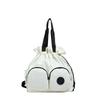 Casual canvas bag large-capacity underarm bag 2025 new simple backpack multi-functional shoulder bag one piece delivery