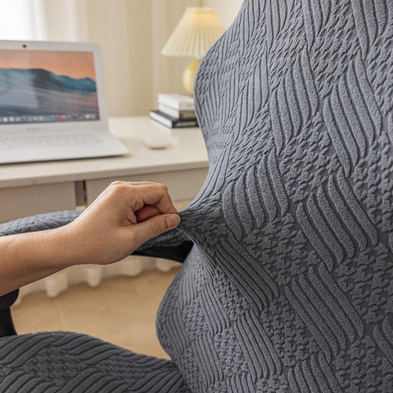 Fashion Simple Home Gaming Chair Cover Universal Computer Game Competitive Seat Backrest Armrest Elastic Swivel Chair Cover