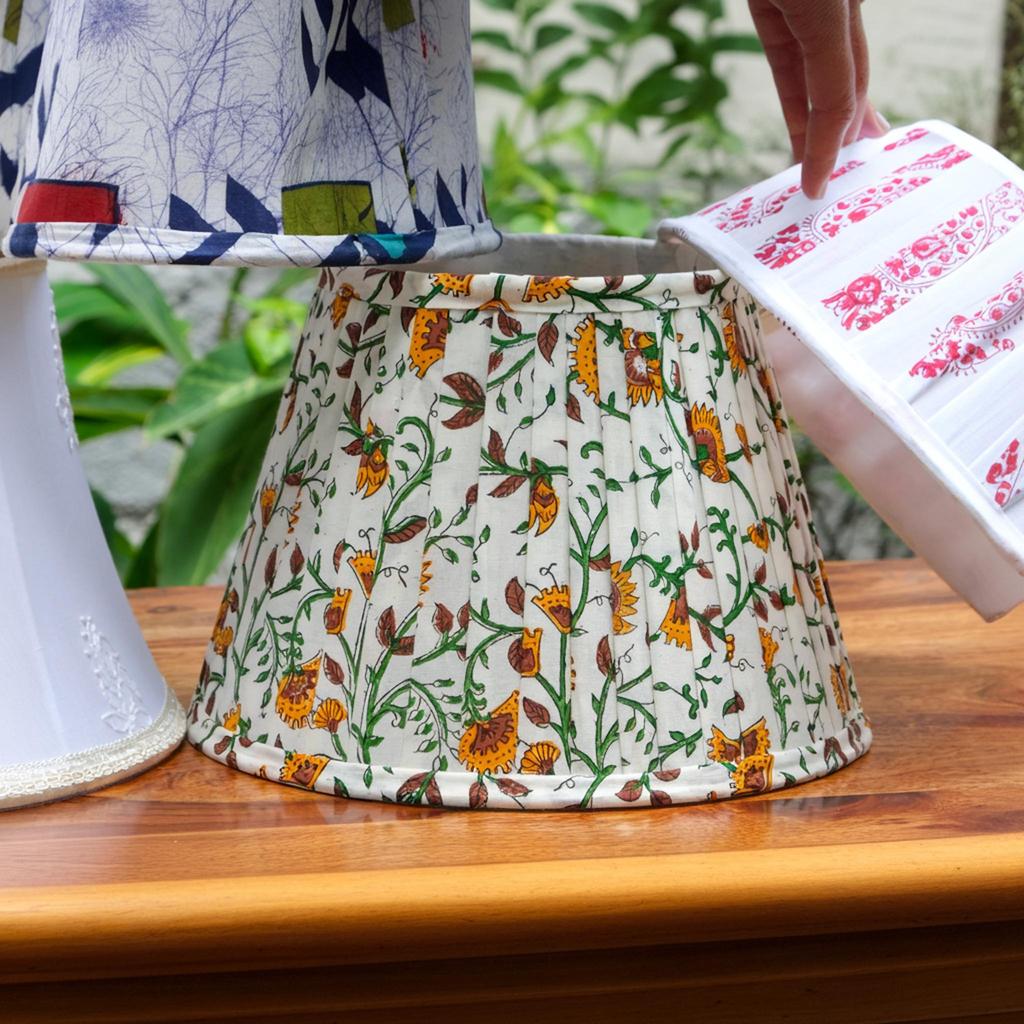 Marigold Pleated Empire Lampshade