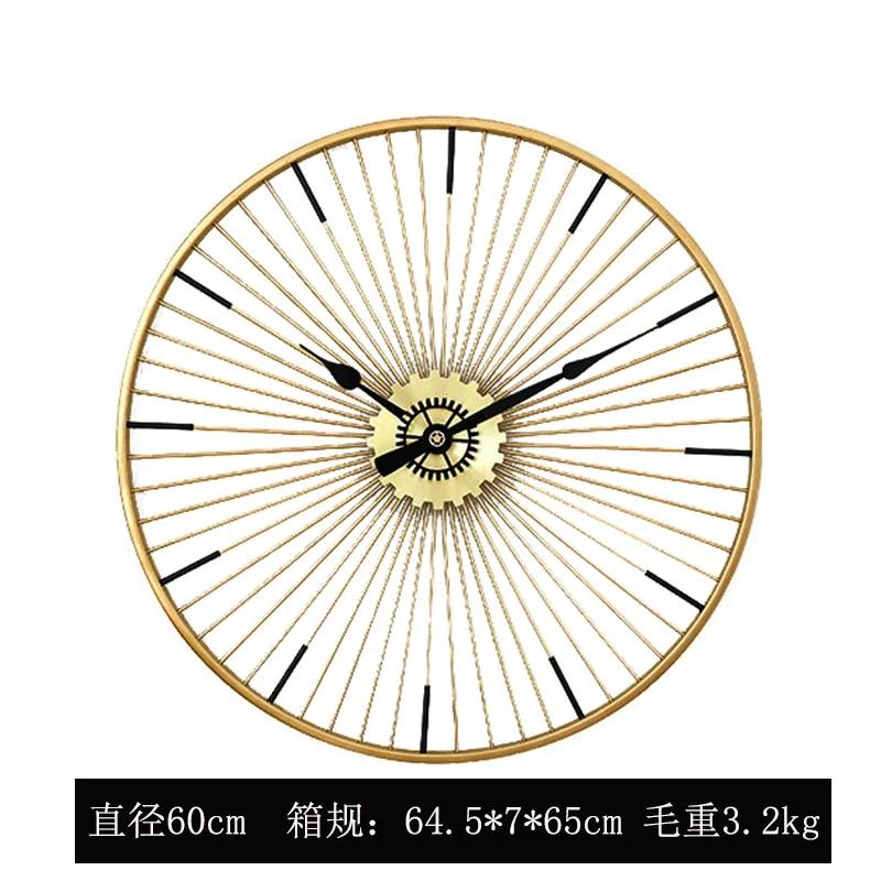 Minimalist Wall Clock Silent Non Ticking Quartz Battery Powered Modern Art Decor for Living Room Bedroom Home