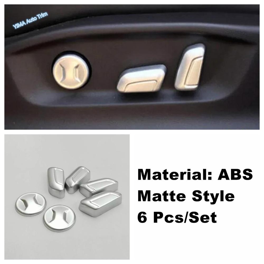 For VW Volkswagen Passat B8 2015 - Car Seat Adjust Button Switch Control Sequ Decor Frame Cover Trim Matte Accessories