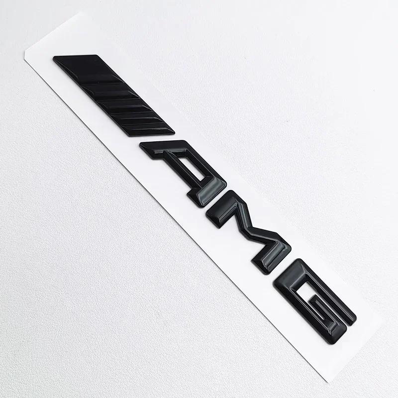 

3D ABS Black Logo AMG Emblem Letters Car Trunk Badge For Mercedes Benz W204 W205 W176 W177 W212 W213 AMG Sticker Accessories